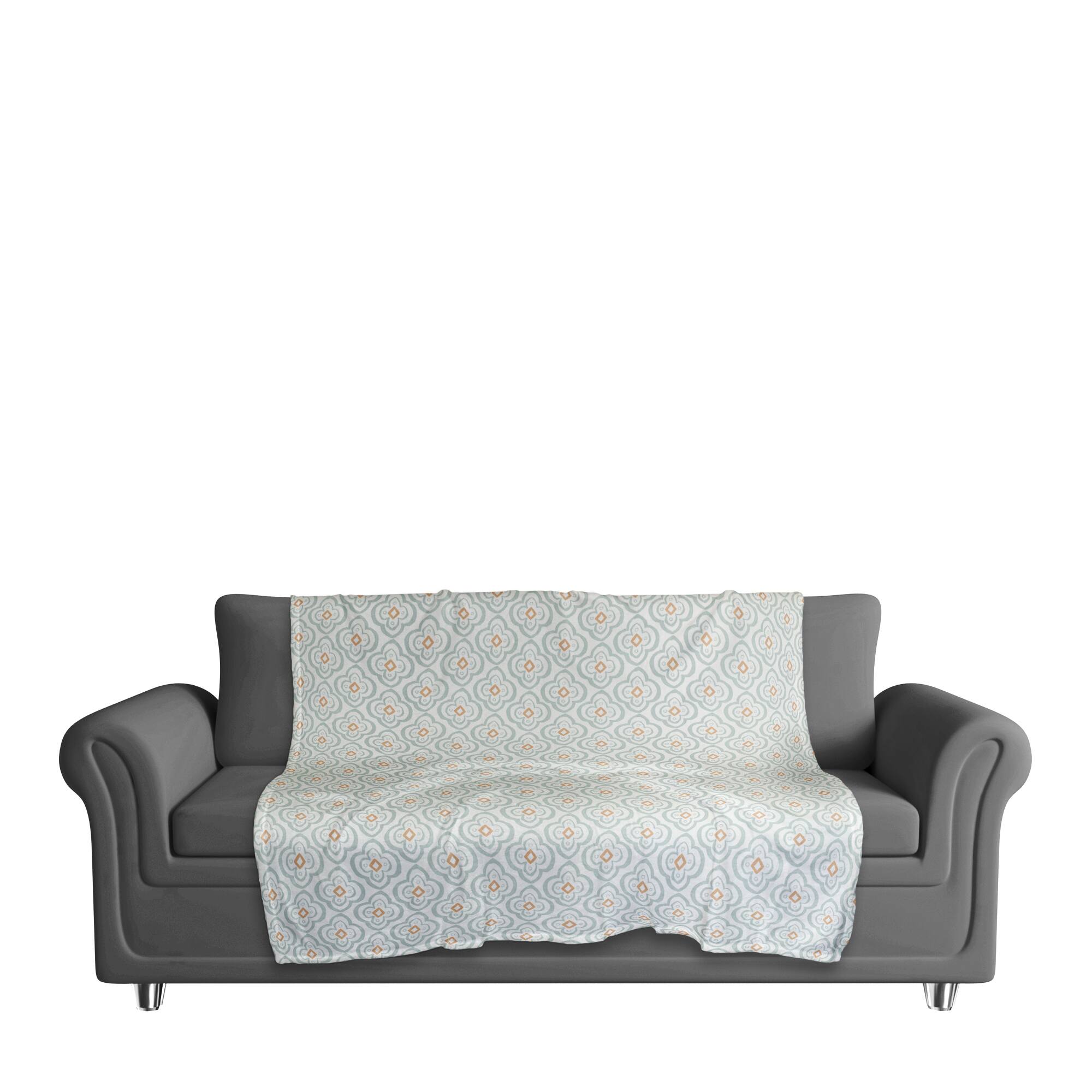 Quatre Coral Fleece Blanket